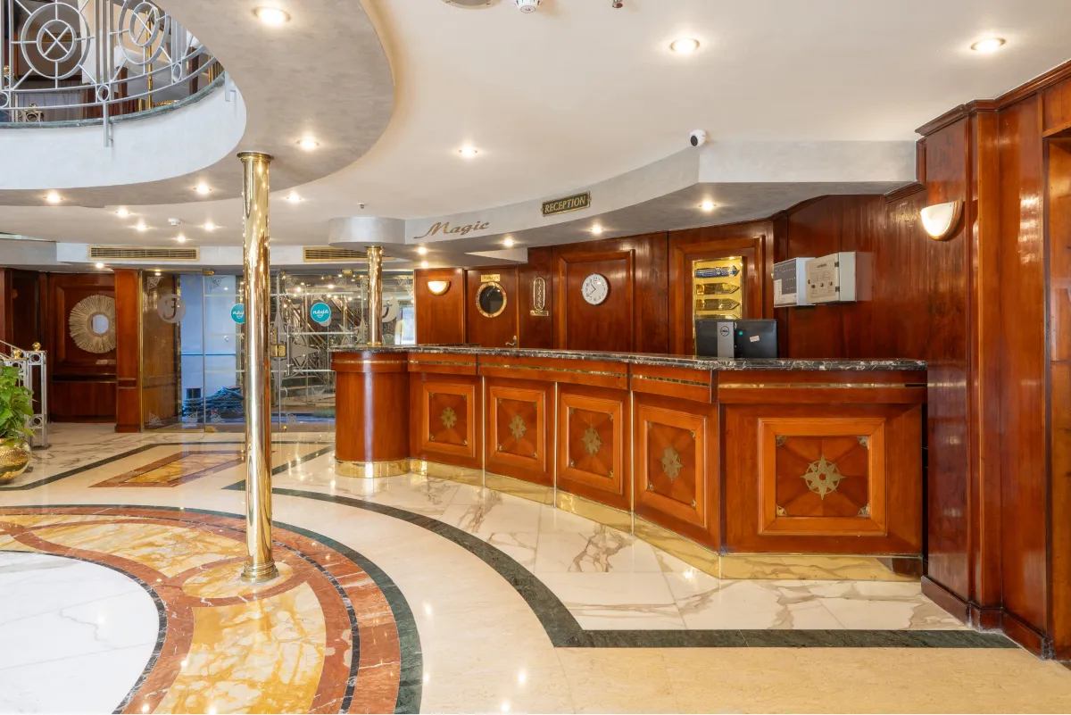 Lobby of the Magic I Nile Cruise Nile cruise